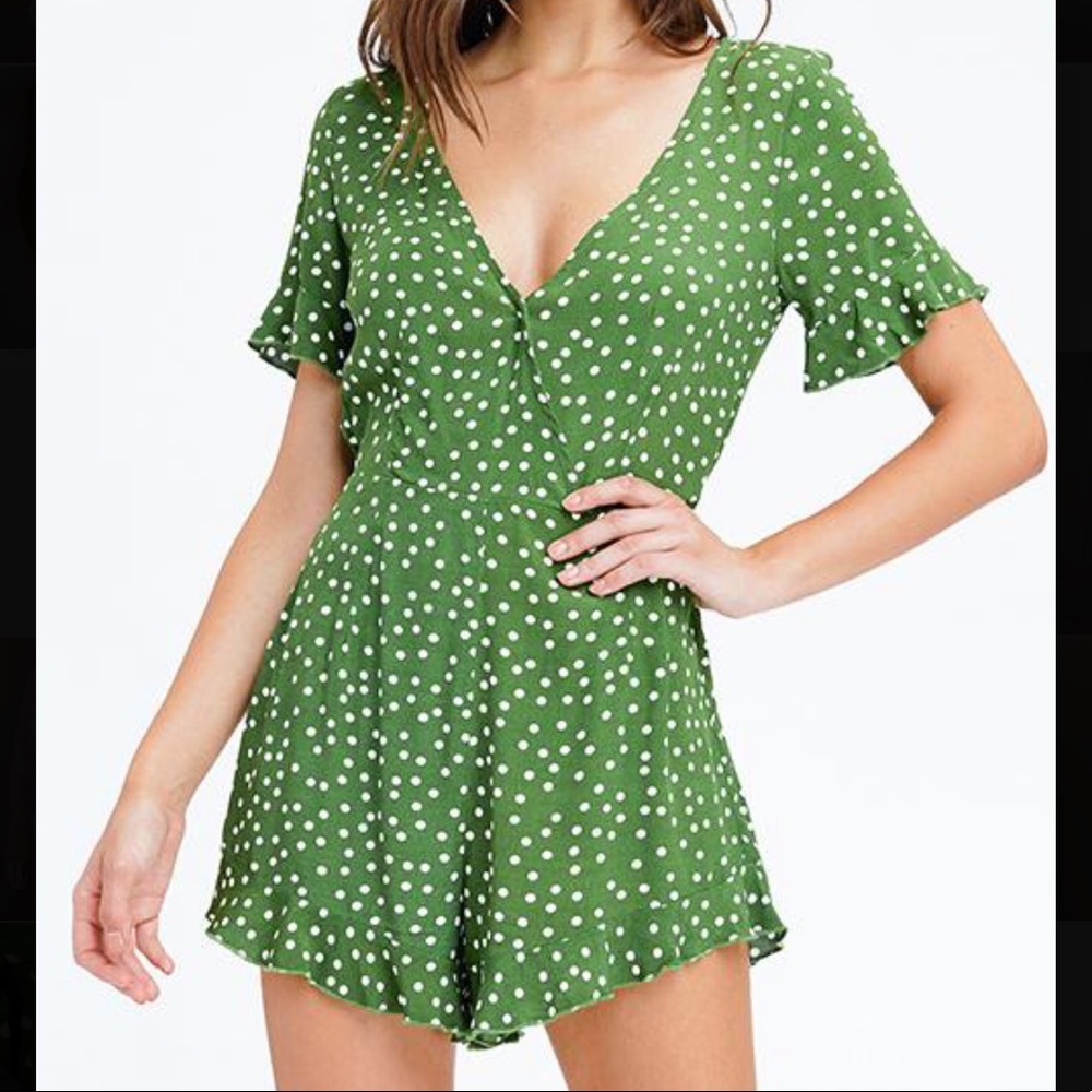 POLKA DOT ROMPER